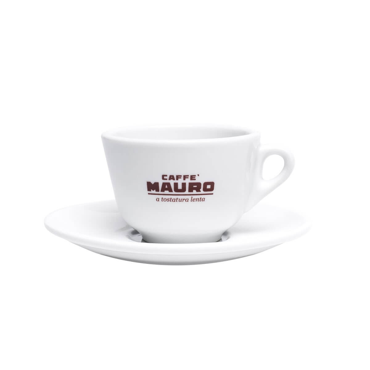6 koffiekopjes - Cappuccino - wit porselein - Mauro • KoffieUitverkoop : KoffieUitverkoop